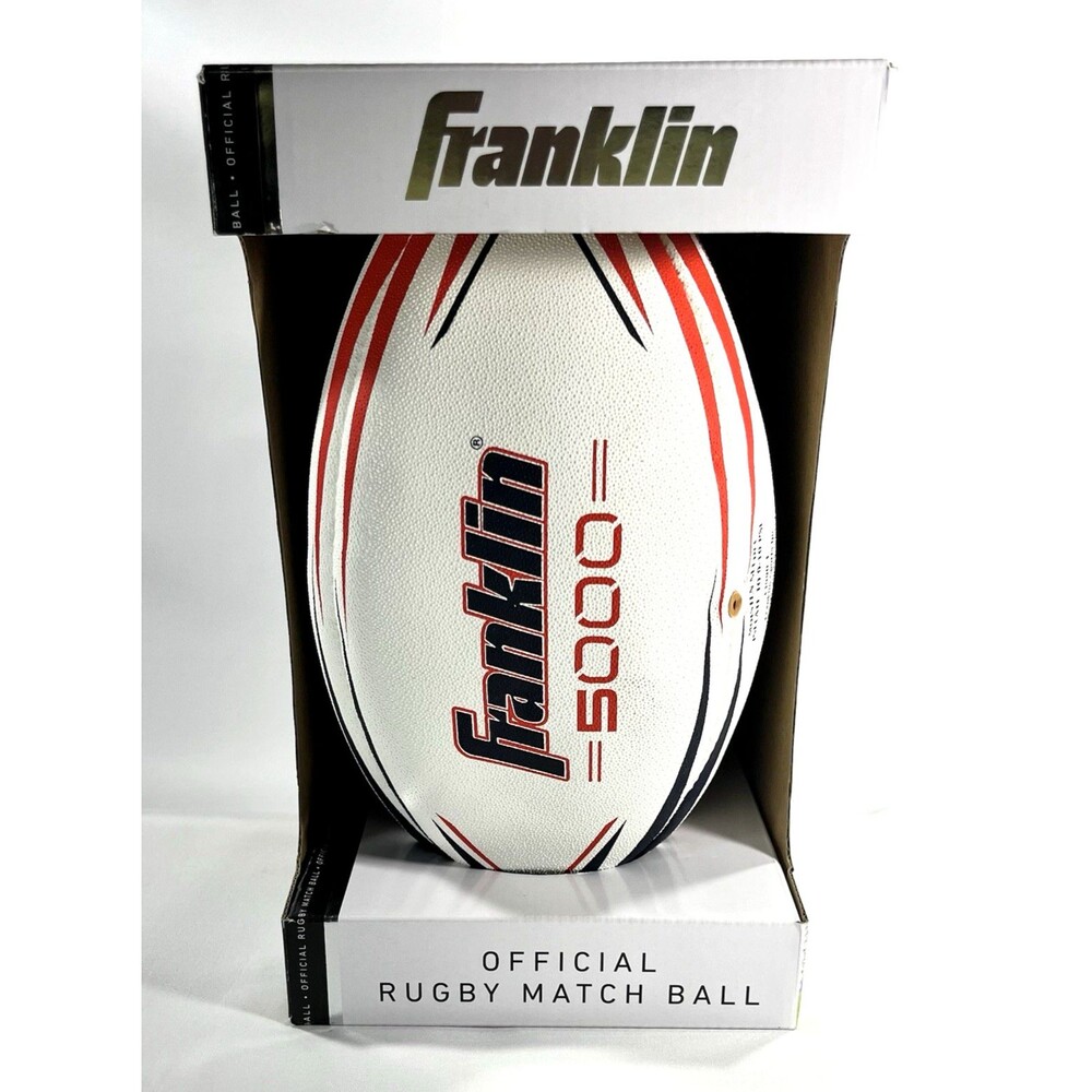 Franklin Sports 5000 Official Rugby Ball DC2442 Size 5 New Factory Sealed